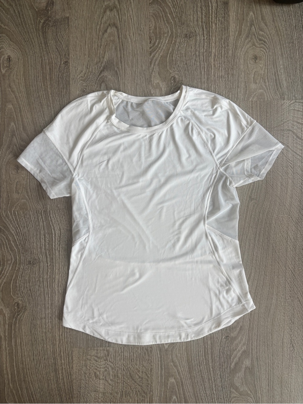 Lululemon Mesh White Tee